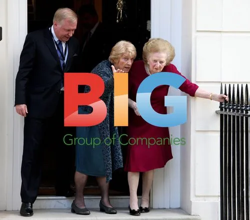 Margaret Thatcher Returns Home from Hospital