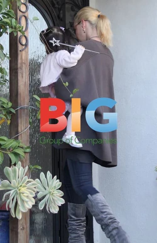 Katherine Heigl Attends Halloween Party with Family
