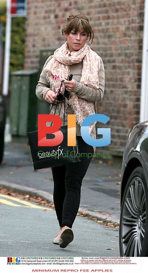 Coleen Rooney Leaving Beauty Salon