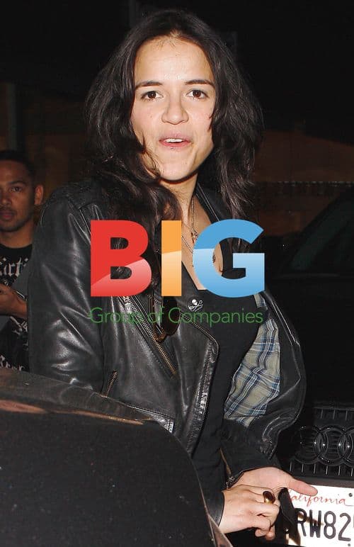 Michelle Rodriguez Scratching Nose