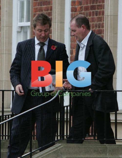 Paul Gascoigne Leaving Court