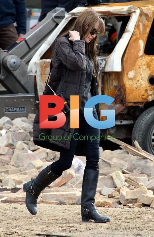 Angelina Jolie on set of Bosnian war film