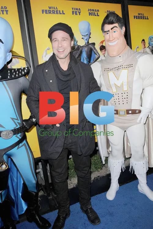Brad Pitt at 'Megamind' Premiere