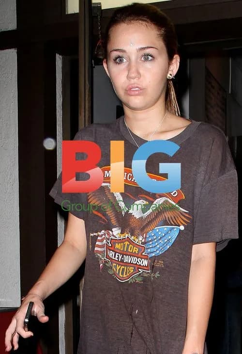 Miley Cyrus Leaving LAX After Parents' Divorce