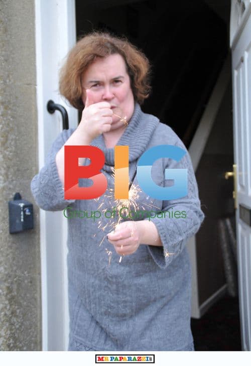 Susan Boyle Handles Fireworks