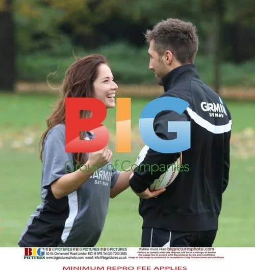 Gavin Henson and Katya Virshilas Practice Tackles
