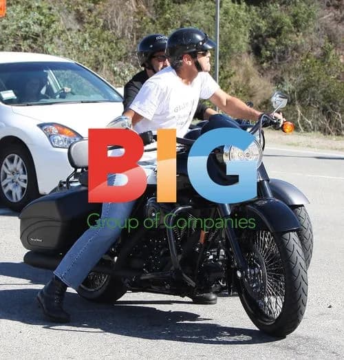 George Clooney Spotted on Harley in Santa Monica