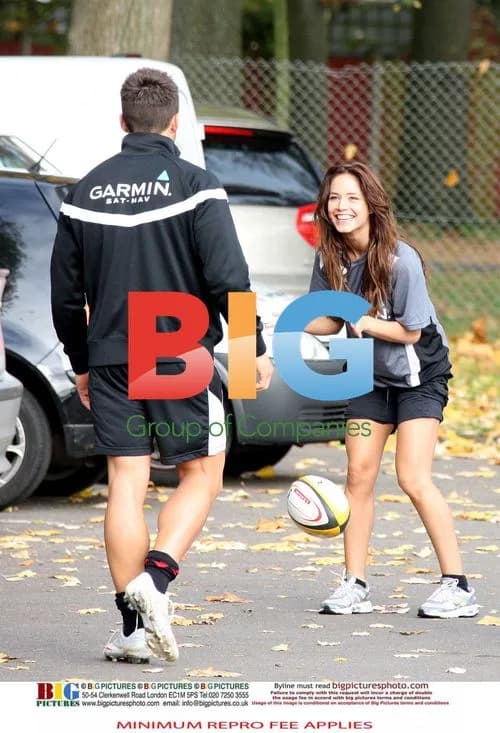 Gavin Henson and Katya Virshilas Practice Tackles