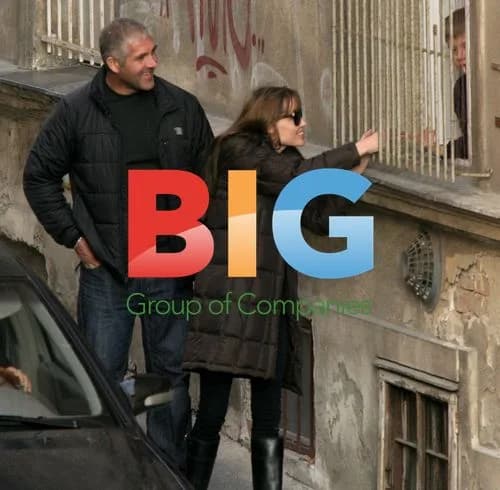 Angelina Jolie on Budapest Movie Set