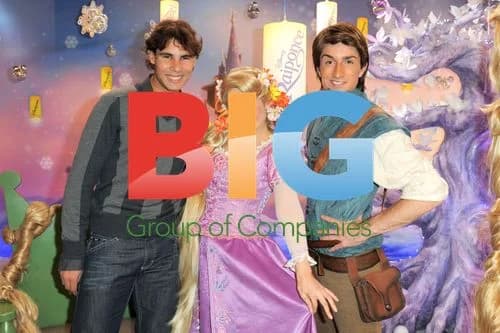 Rafael Nadal at Disneyland Paris Christmas Event