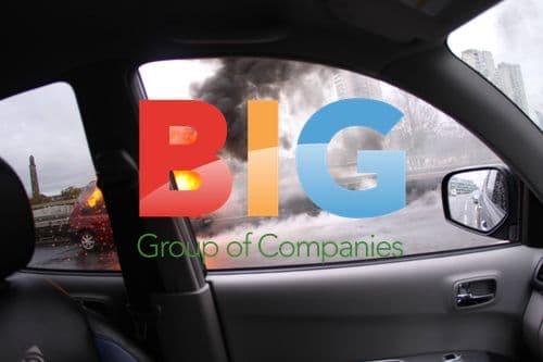 Car Bursts Into Flames on M4 Elevated