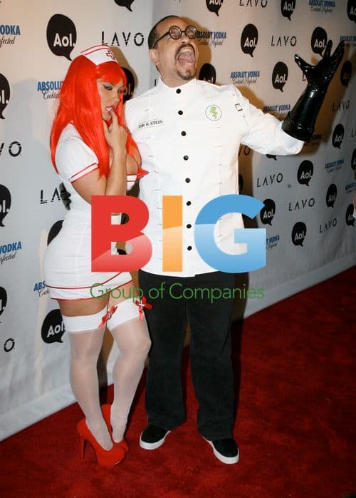Coco and Ice T at Heidi Klum's Halloween Party