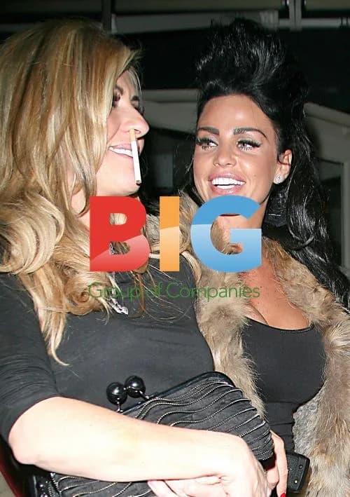 Katie Price and Dawn Ward at Gusto restaurant