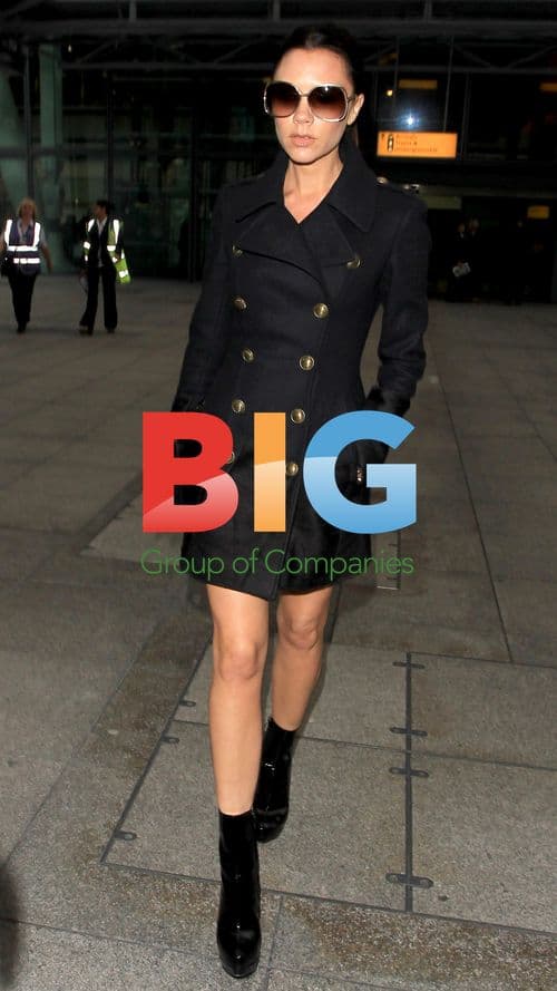 Victoria Beckham at London Airport