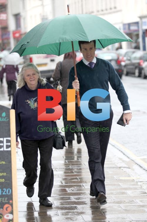 Ann Widdecombe and Anton du Beke in Devon