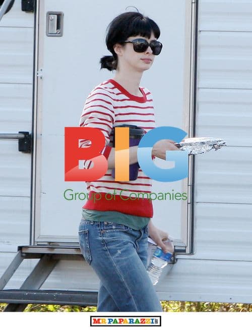 Krysten Ritter filming BFF and Baby