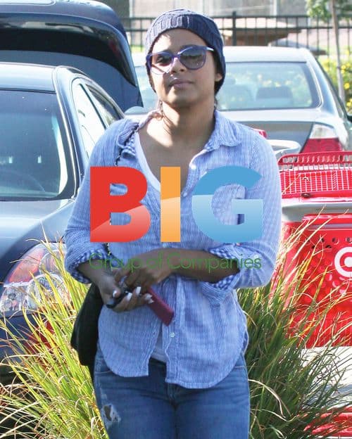Christina Milian and Daughter Shopping at Target