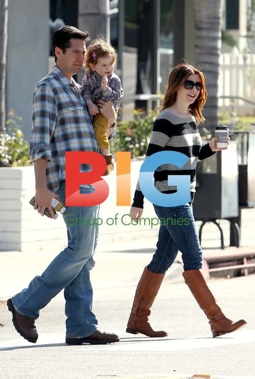Alyson Hannigan and Family Out in LA