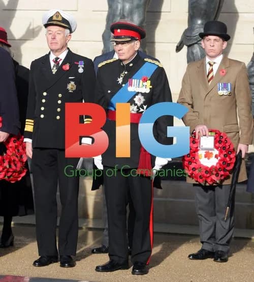 HRH Duke of Gloucester at Armistice Day Remembrance
