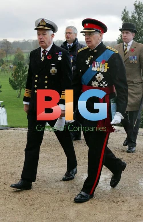 HRH Duke of Gloucester at Armistice Service