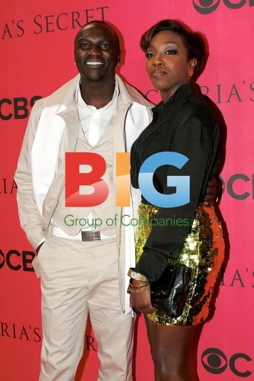 Akon and Estelle at Victoria's Secret Show