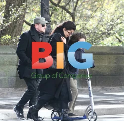 Bono and Family Out for Walk in NYC