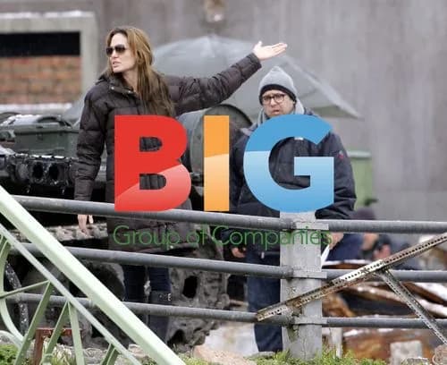 Angelina Jolie Filming Battle Scene