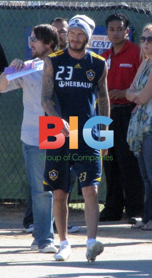 David Beckham Leaves Press Conference