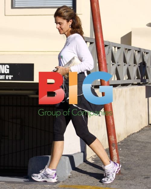 Maria Shriver Out for Walk in Santa Monica