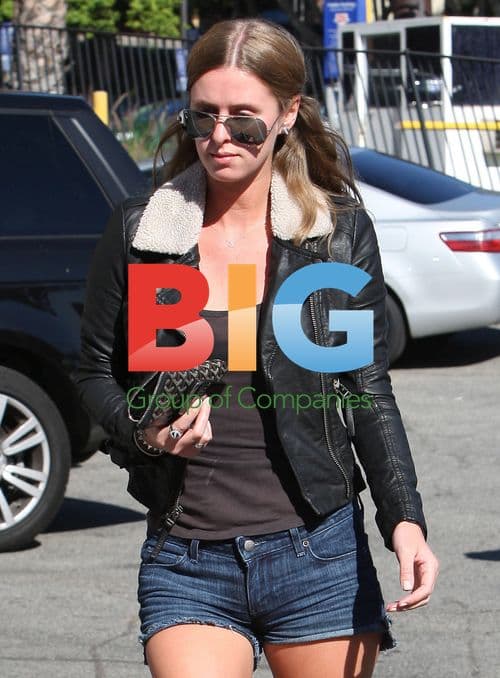 Nicky Hilton Grabs Coffee in CA