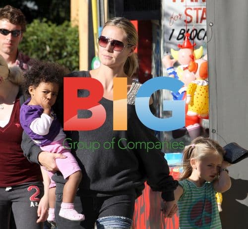 Heidi Klum with family in Beverly Hills