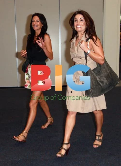 Esther Anderson and Ada Nicodemou at Kids Carnival Telethon