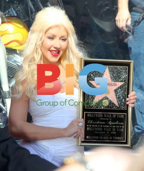 Christina Aguilera Gets Hollywood Star