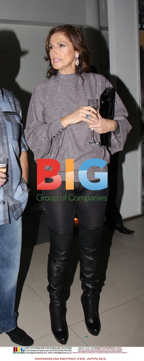 Slavica Ecclestone at Fashion Show in Belgrade