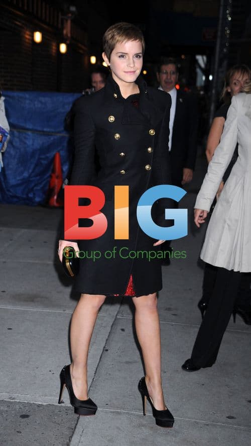 Emma Watson visits 'Late Show With David Letterman'