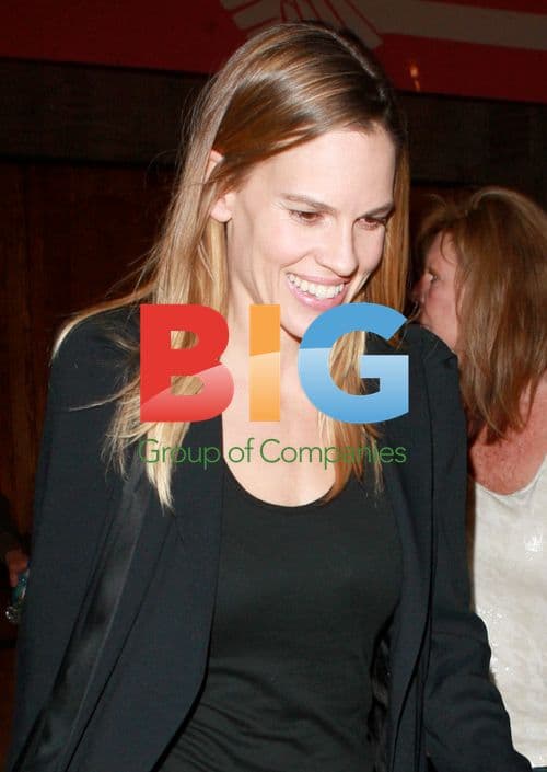 Hilary Swank Arrives to Pantages Theatre