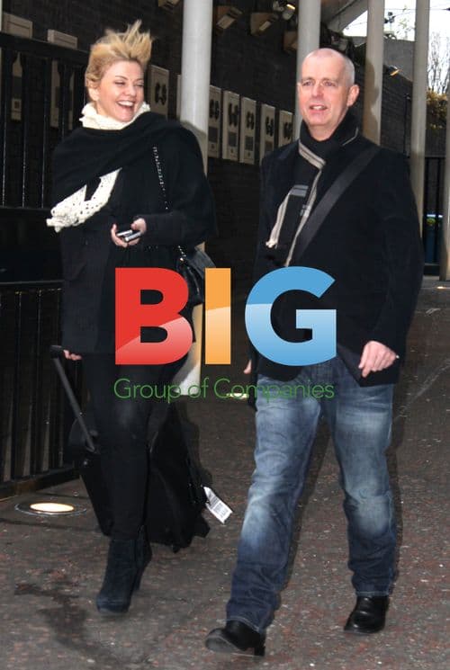 Celebrities at ITV Studios in London