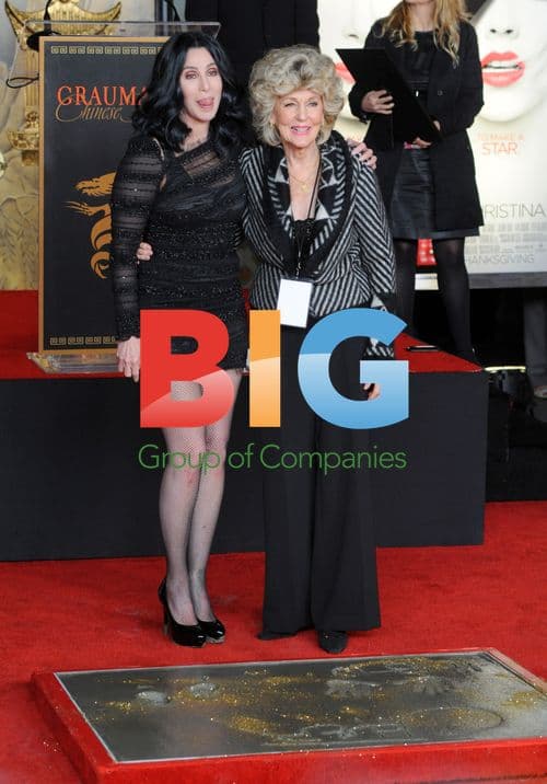 Cher Adds Handprints to Hollywood