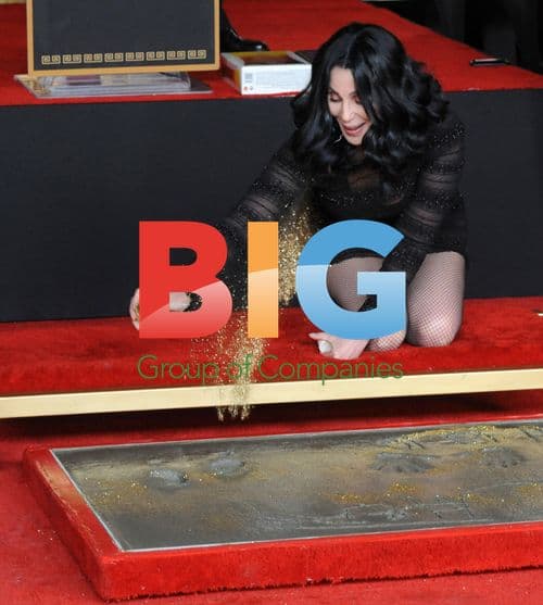 Cher Leaves Handprints at Grauman's Chinese Theatre