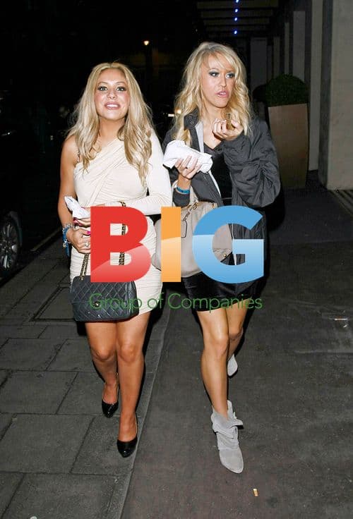 Sophie Reade and Sam Pepper Leaving Boujis Nightclub