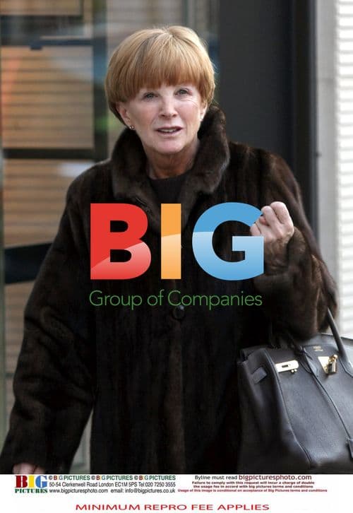 Anne Robinson in Knightsbridge, London