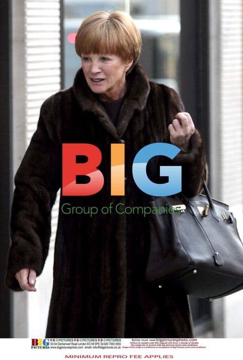 Anne Robinson walking in London