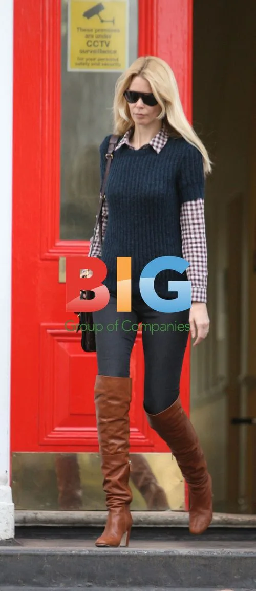 Celebs on School Run, London