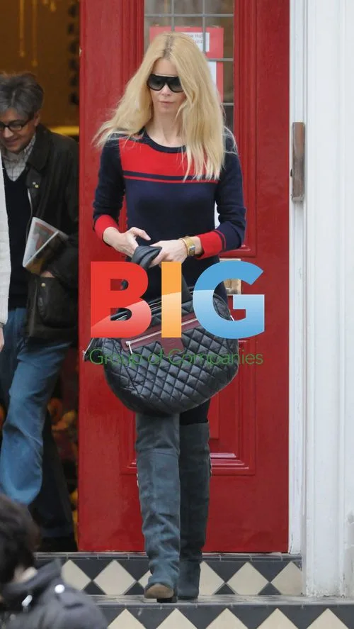 Claudia Schiffer on School Run