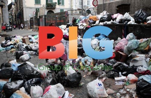 Piles of Rubbish in Naples