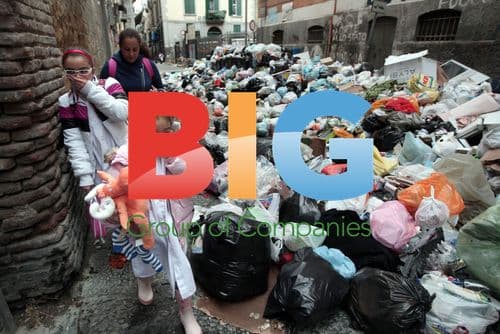Piled Rubbish in Naples