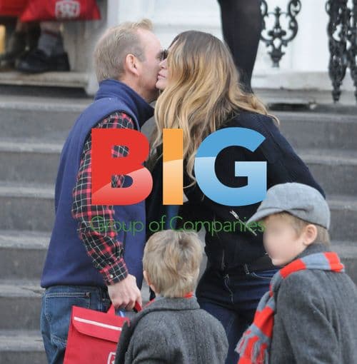 Celebrity mums on school run