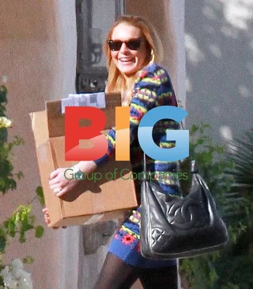 Lindsay Lohan Carries Supplies to Betty Ford Center
