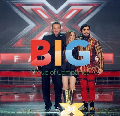 X Factor Milan Winner Nathalie with Francesco Facchinetti, Elio