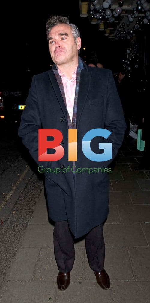 Morrissey Spotted in Mayfair, London